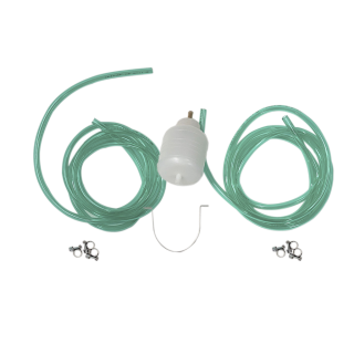 Oil container for shaft stuffing boxes