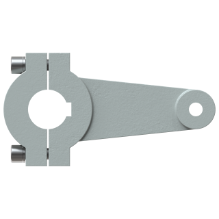 Rudder tiller arm shaft Ø40mm bolt Ø14mm, single
