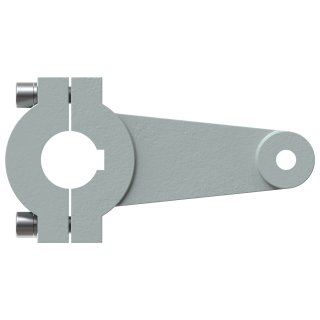 Rudder tiller arm shaft Ø60mm bolt Ø16mm, single