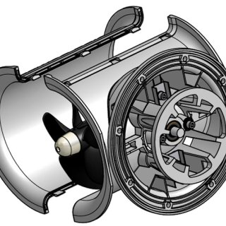 Tunnel kit for stern thruster SE130/170/210 + SH240, Ø250mm